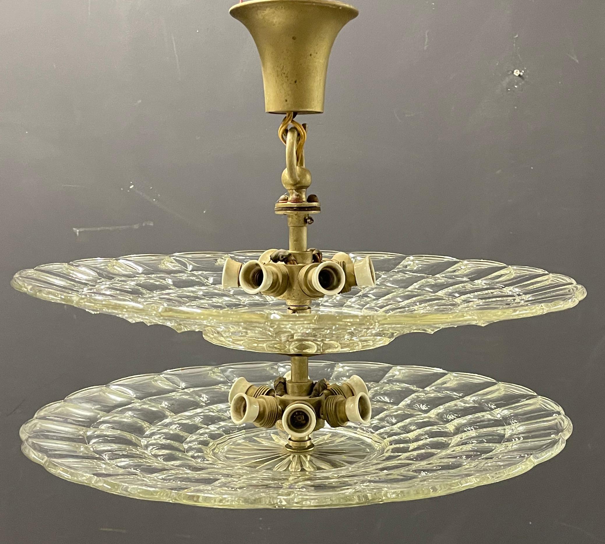 Outstanding Rare and Important Chandelier by Eduard Josef Wimmer-Wisgrill In Good Condition For Sale In Munich, DE