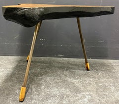 outstanding rare, early, signed and certified Carl Auböck coffee table