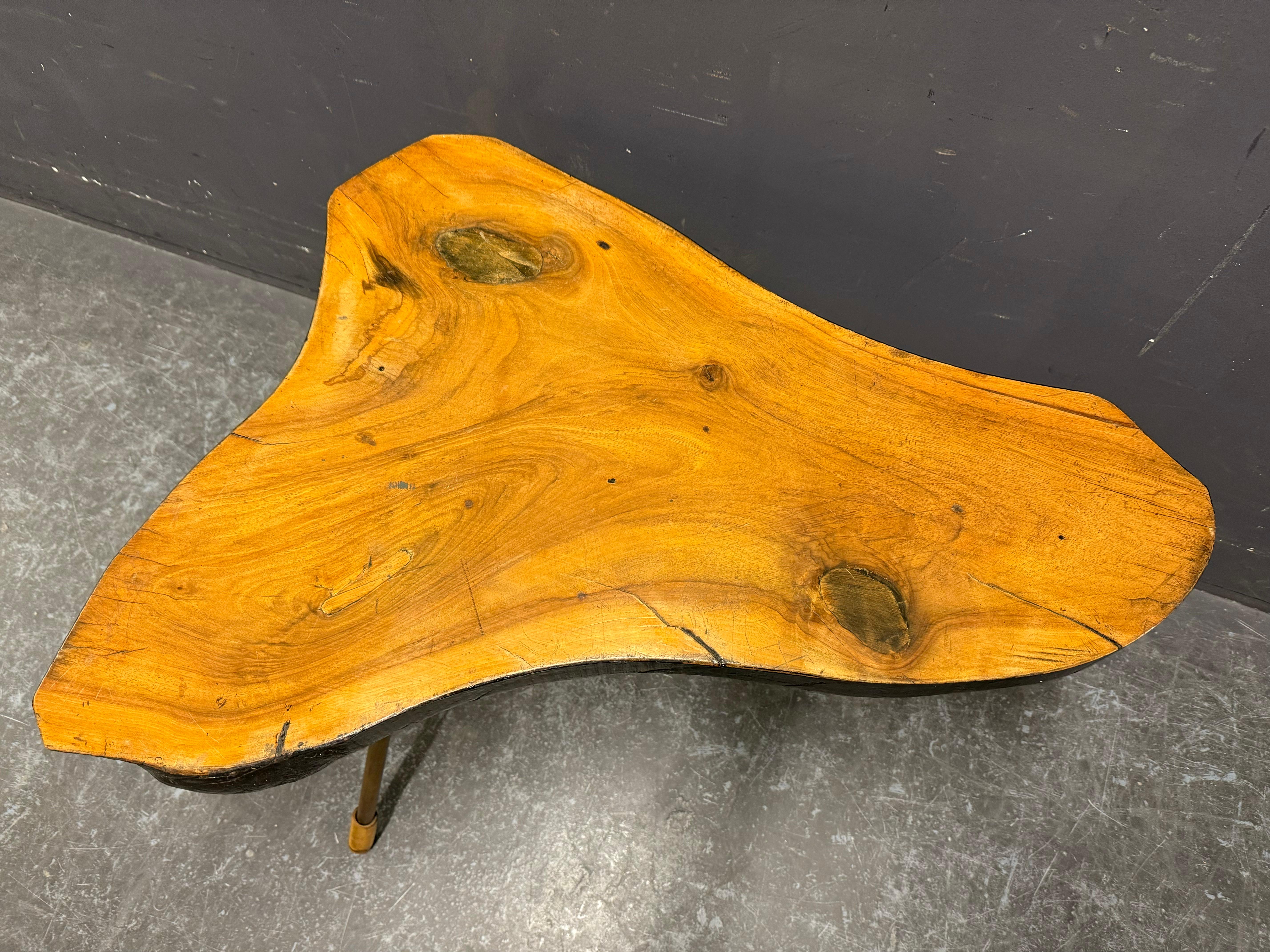 Mid-Century Modern Table basse très rare, précoce, signée et certifiée Carl Auböck en vente