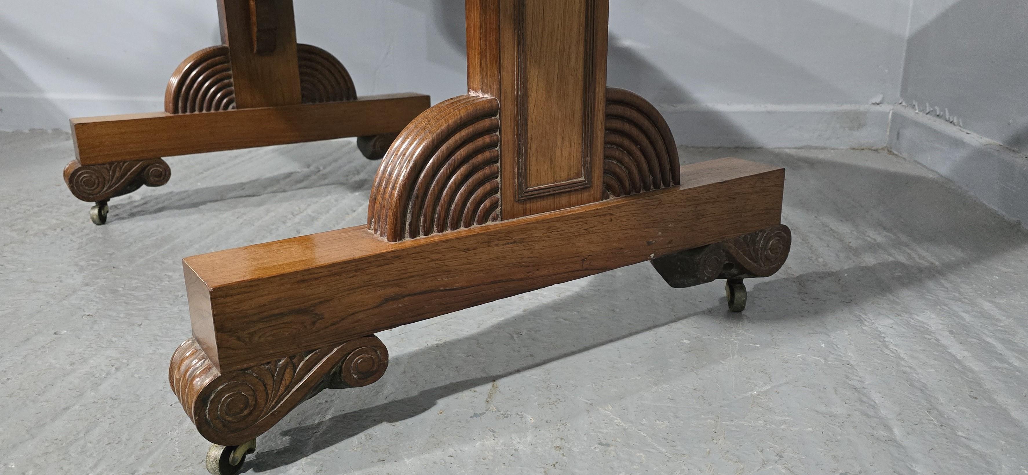 Outstanding Regency Brass Inlaid Sofa Table For Sale 4