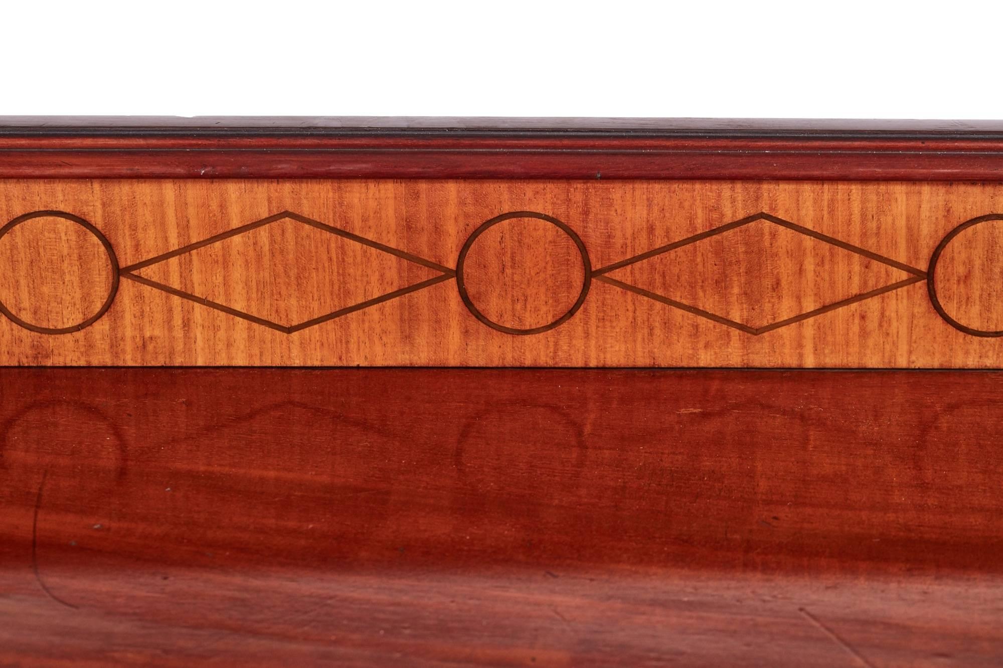 Early 19th Century Outstanding Regency Mahogany Brass Inlaid Sideboard For Sale