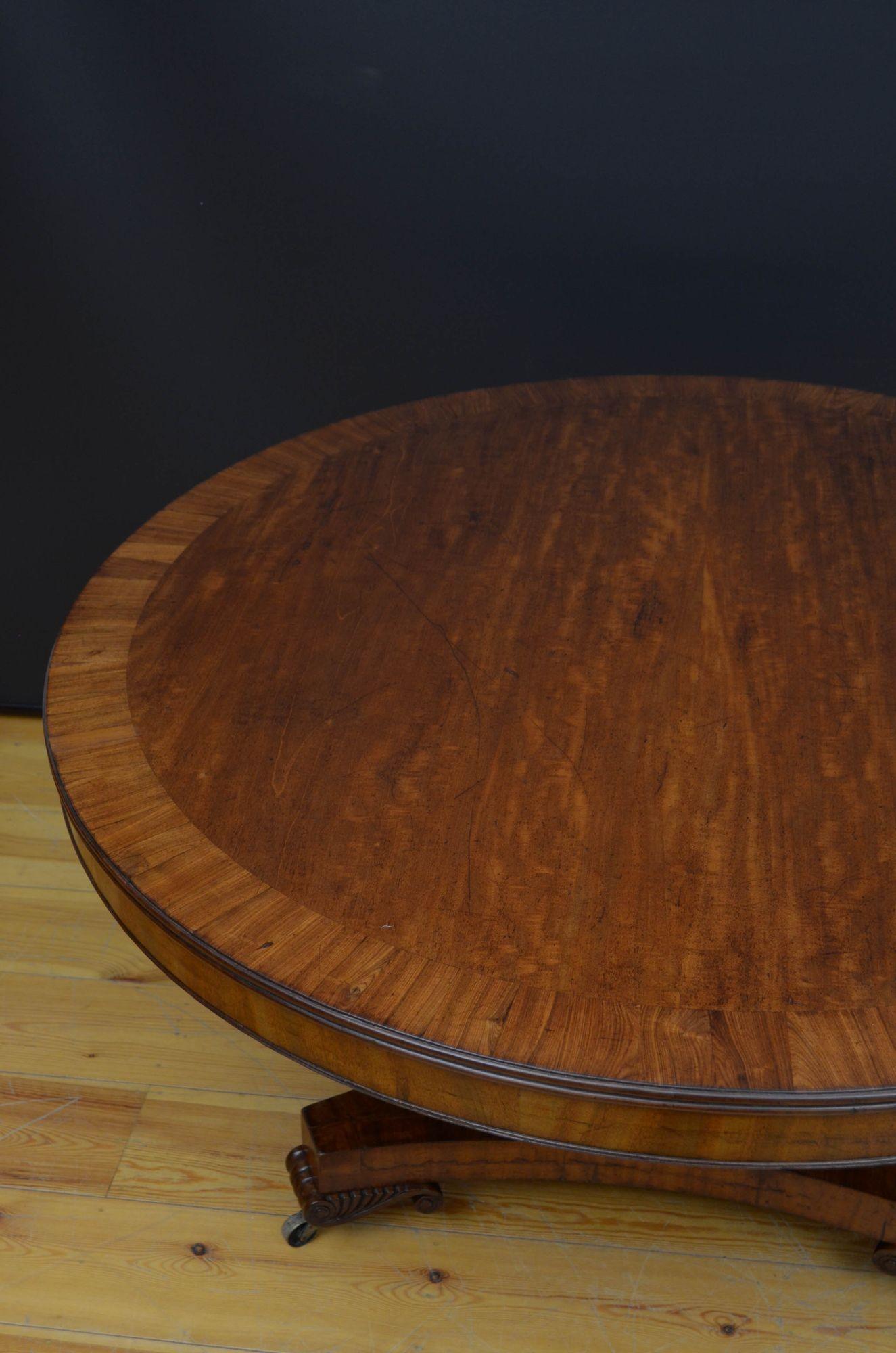 Outstanding Regency Mahogany Centre Table Dining Table For Sale 1