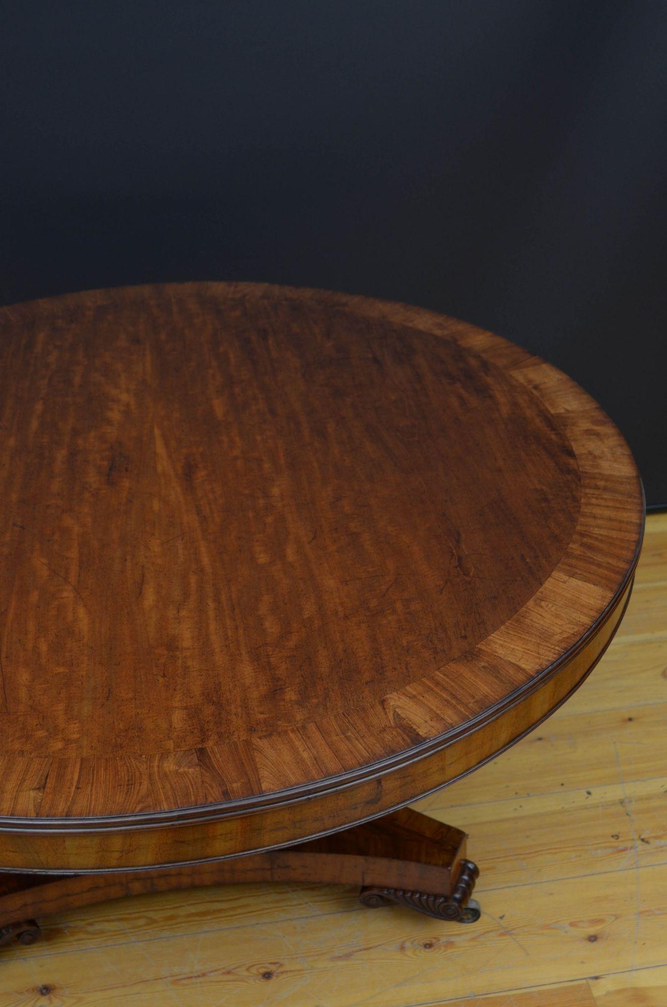 Outstanding Regency Mahogany Centre Table Dining Table For Sale 2