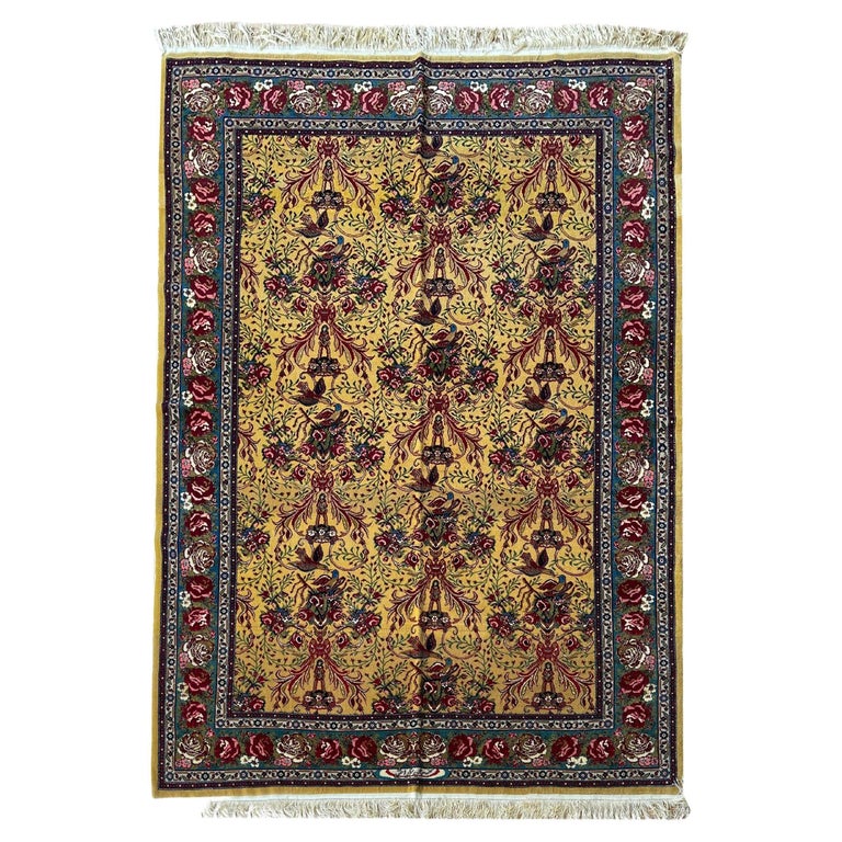 Outstanding Rug, All Over Paradise Carpet, Handwoven Gold Rug For Sale ...