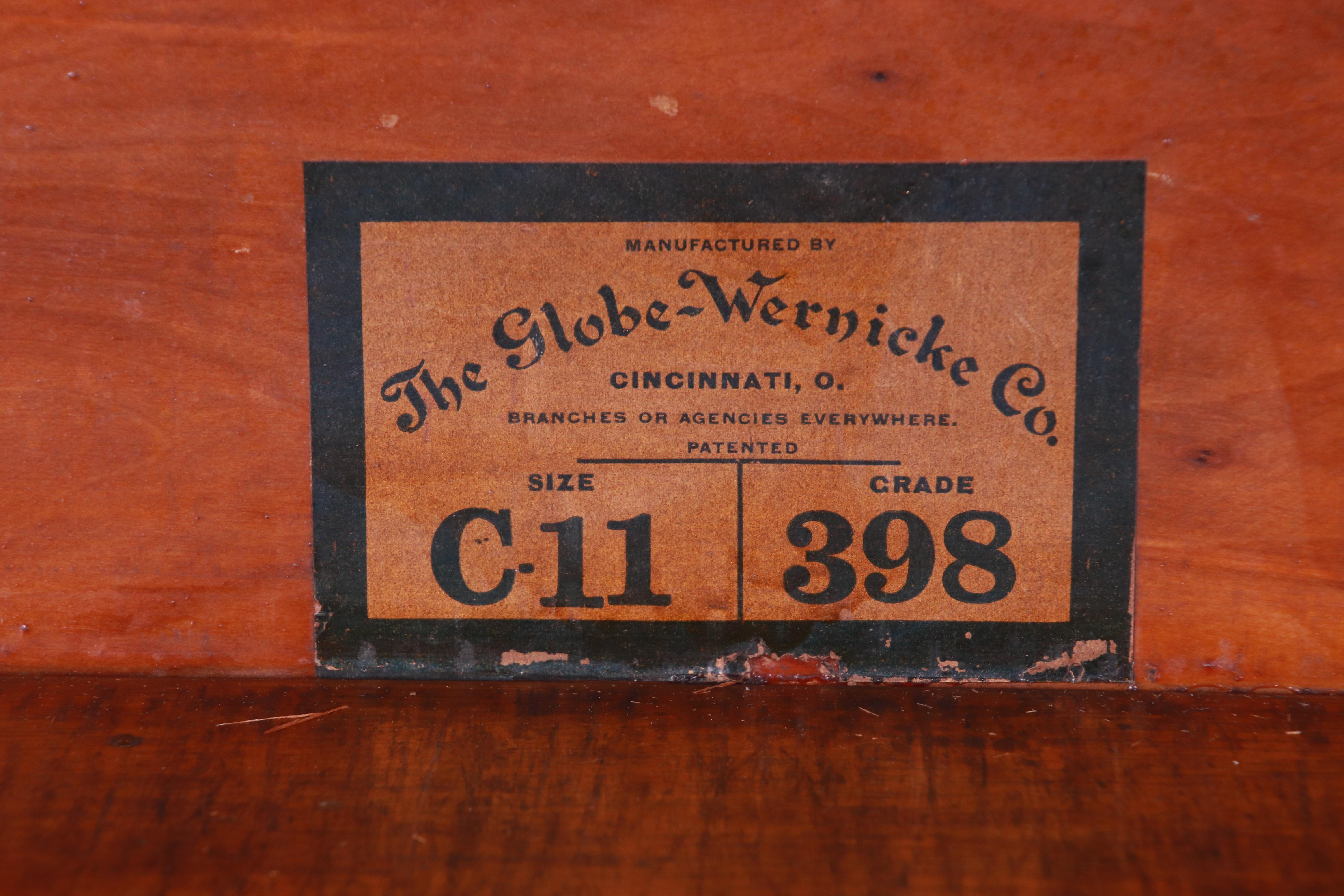Outstanding Set of Ten Globe Wernicke Mahogany Barrister Bookcases, circa 1890s 8