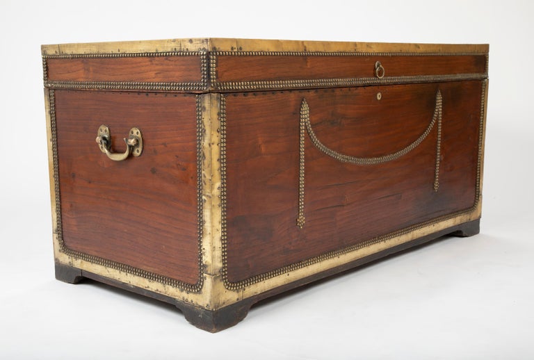 Outstanding Ship Captain's Sea Chest at 1stDibs