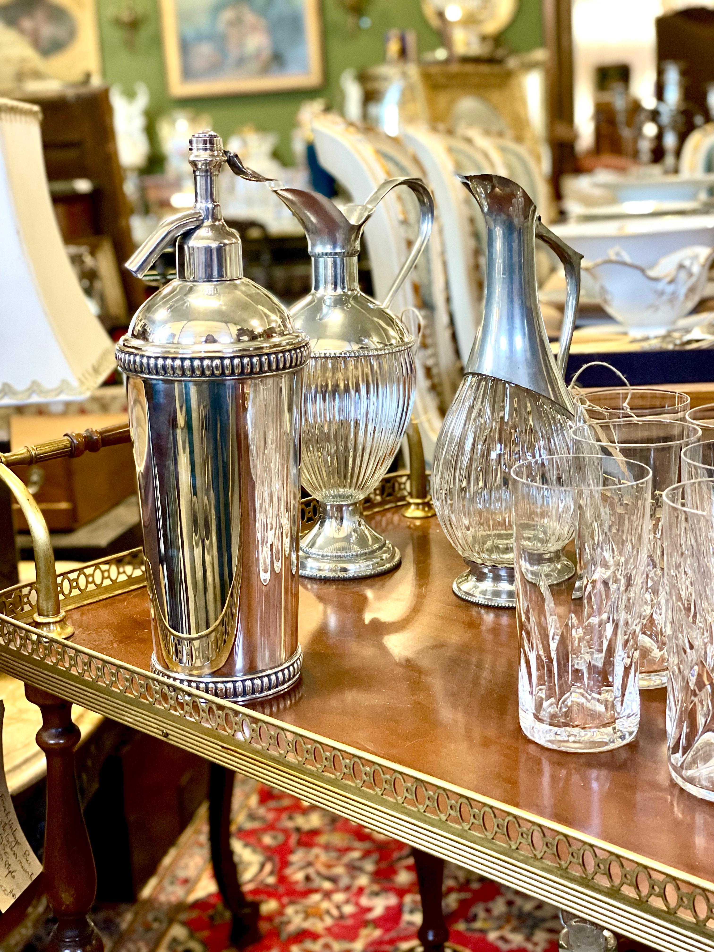 Outstanding Silver Plated Seltzer Syphon 19th Century For Sale 3
