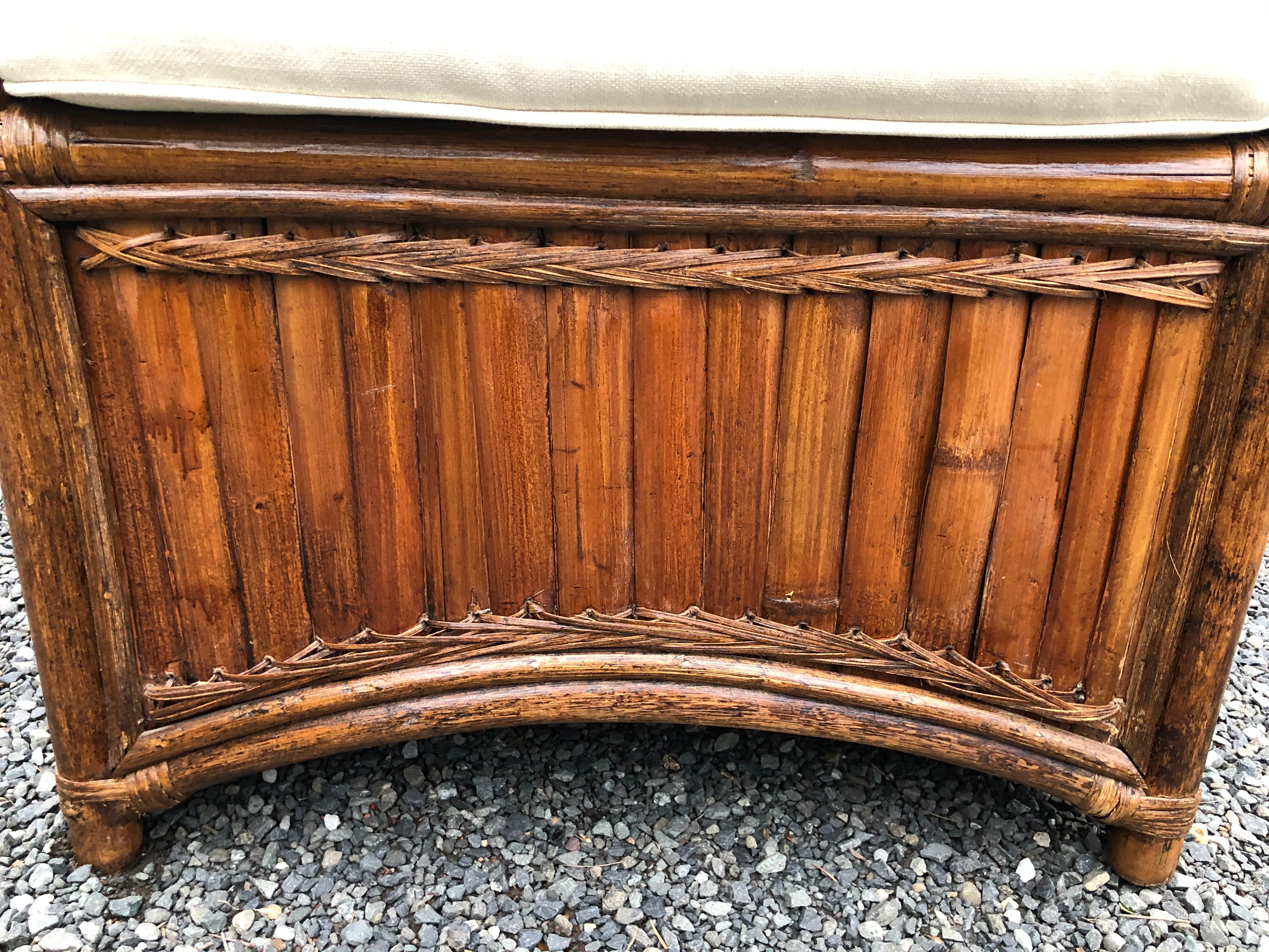 Outstanding Split Bamboo Peacock Club Chair 5