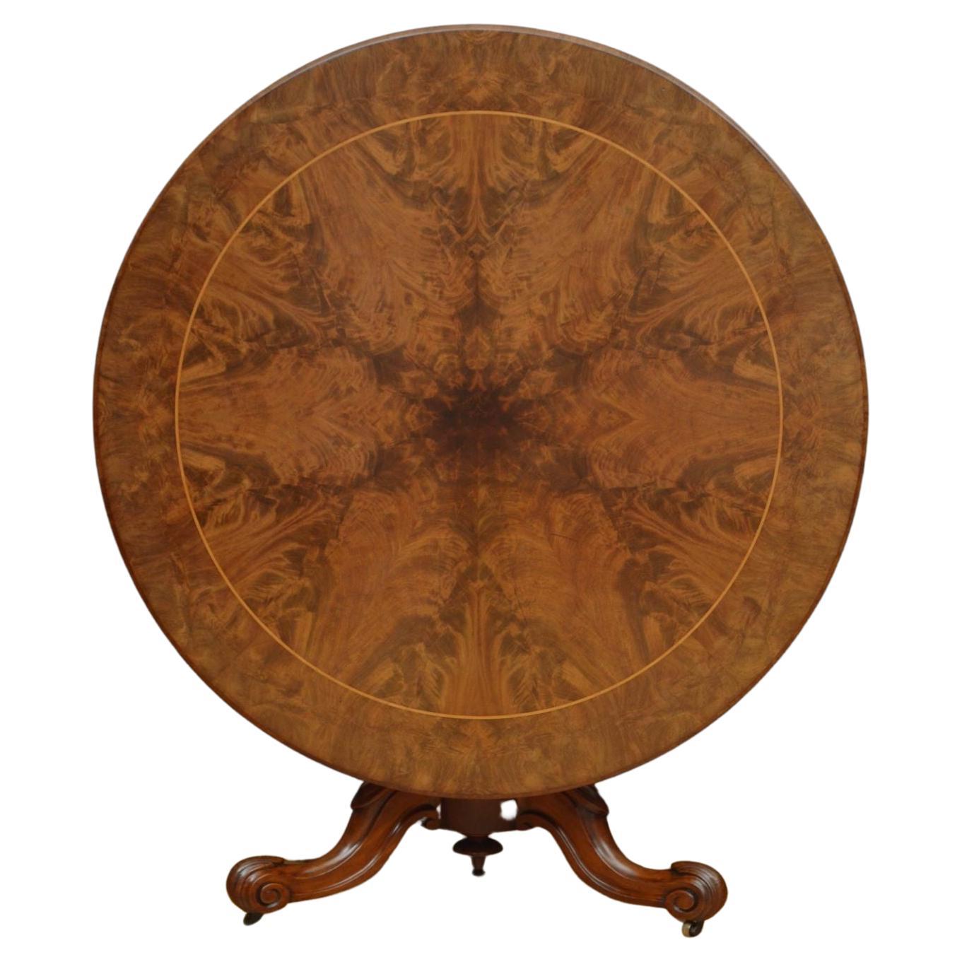 Outstanding Victorian Centre Table / Dining Table For Sale