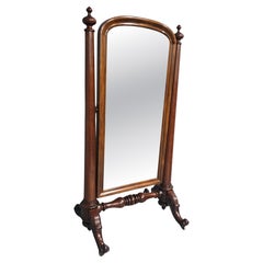 Antique Outstanding Victorian Cheval Mirror