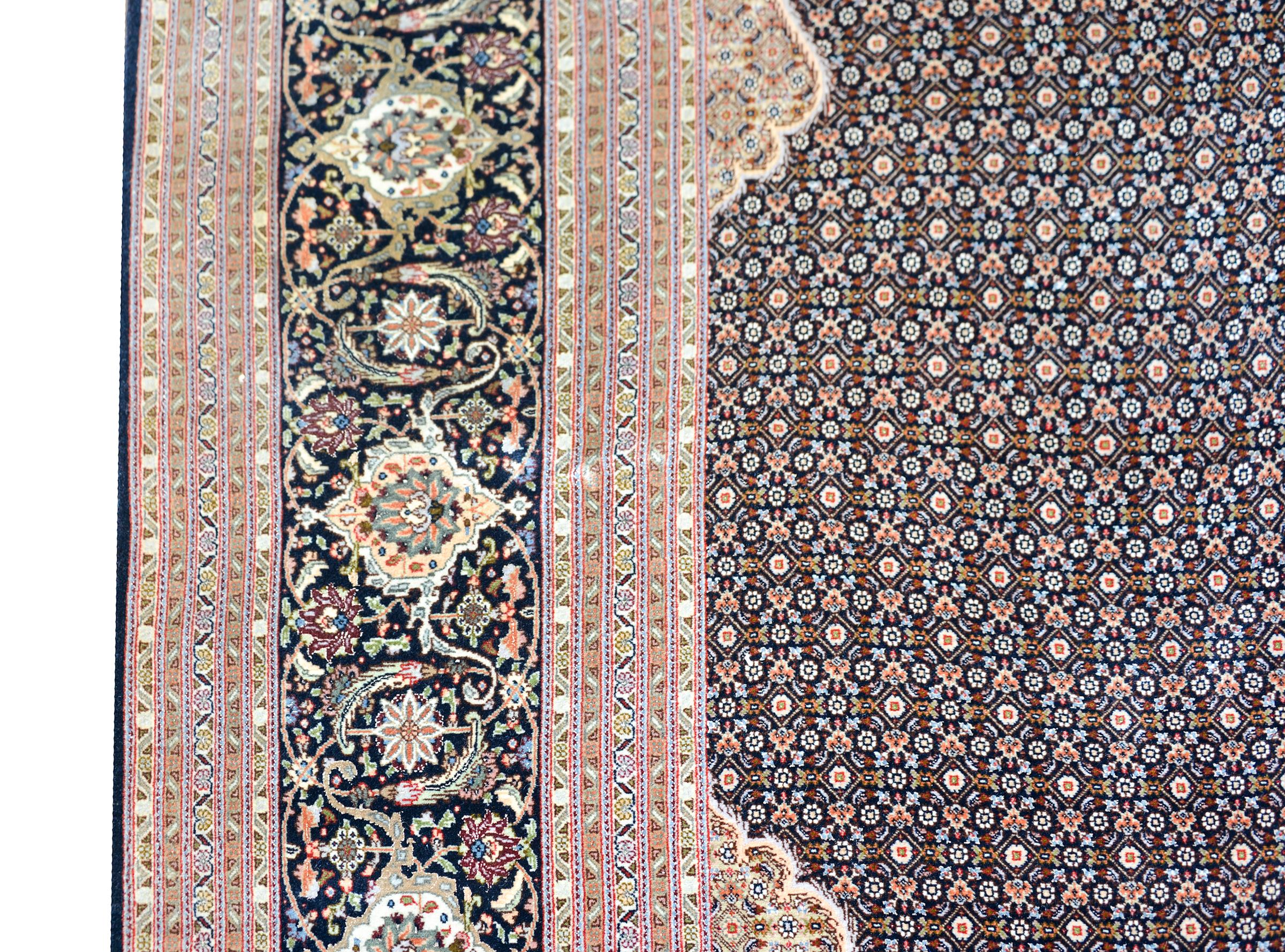 Wool Outstanding Vintage Tabriz Rug For Sale