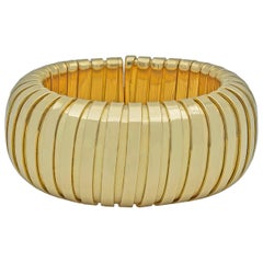 Outstanding Weingrill Gold Tubogas Cuff Bracelet