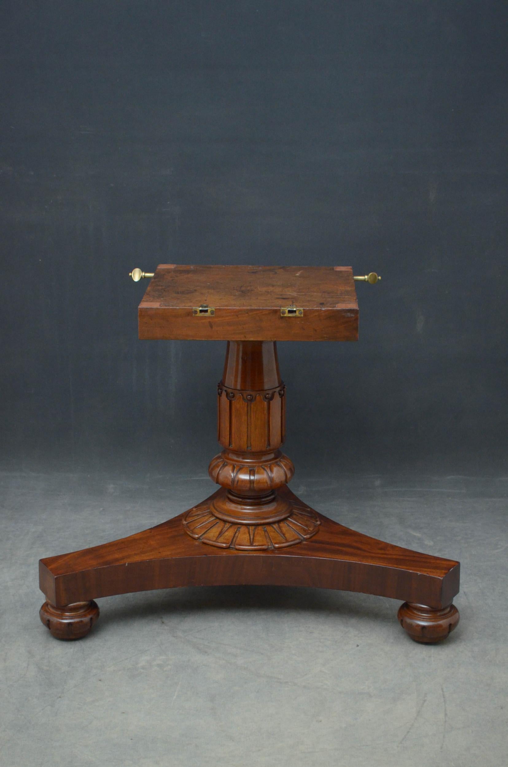 Outstanding William IV Mahogany Centre/Dining Table 9