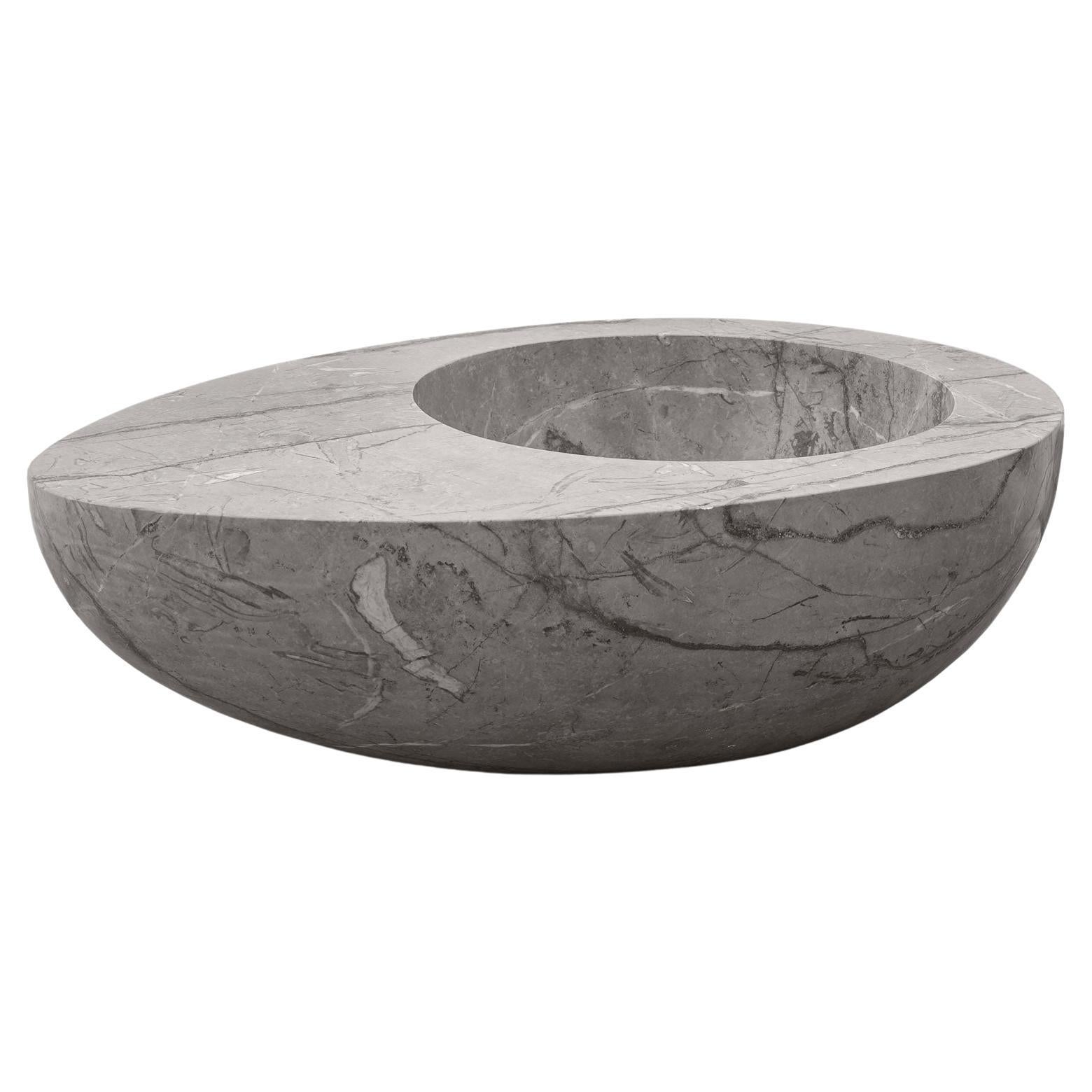 Ova Marble Coffee Table by STUDIO IB MILANO For Sale