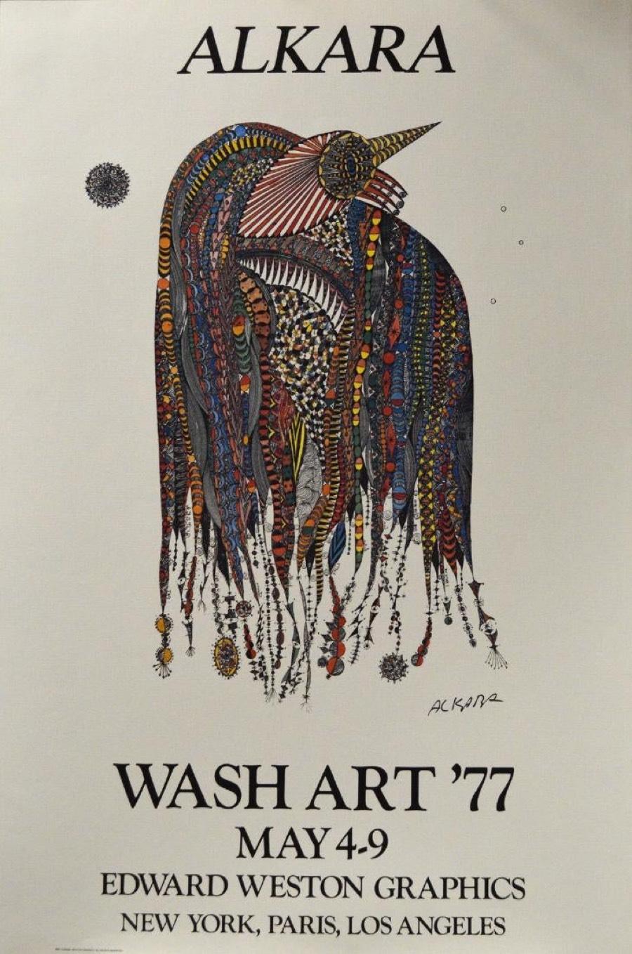Ovadia Alkara Print - Wash Art ’77, May 4-9-Poster
