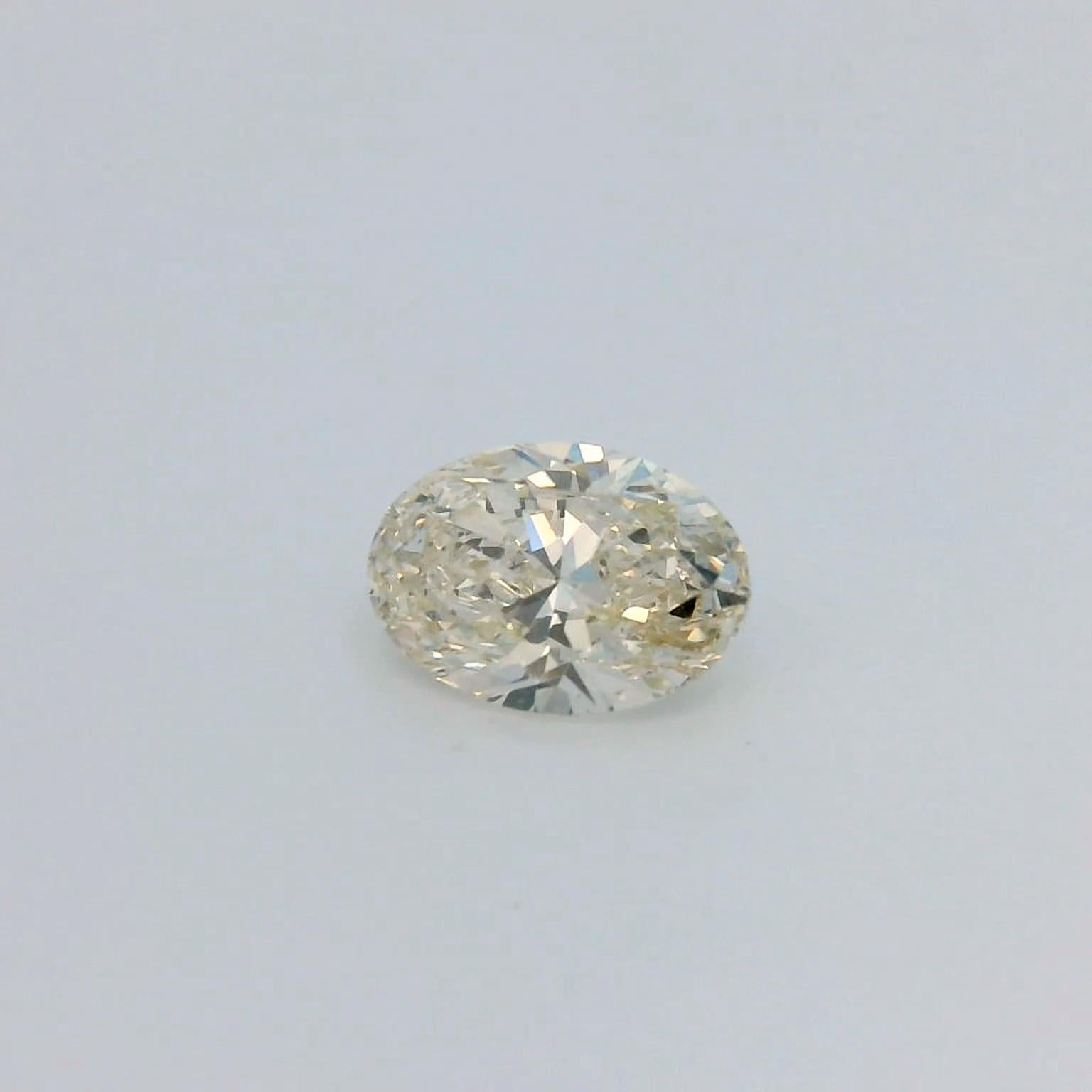 Oval Cut Oval 1.5 Carat Certified Loose Diamond - L SI1, GIA Certified For Sale