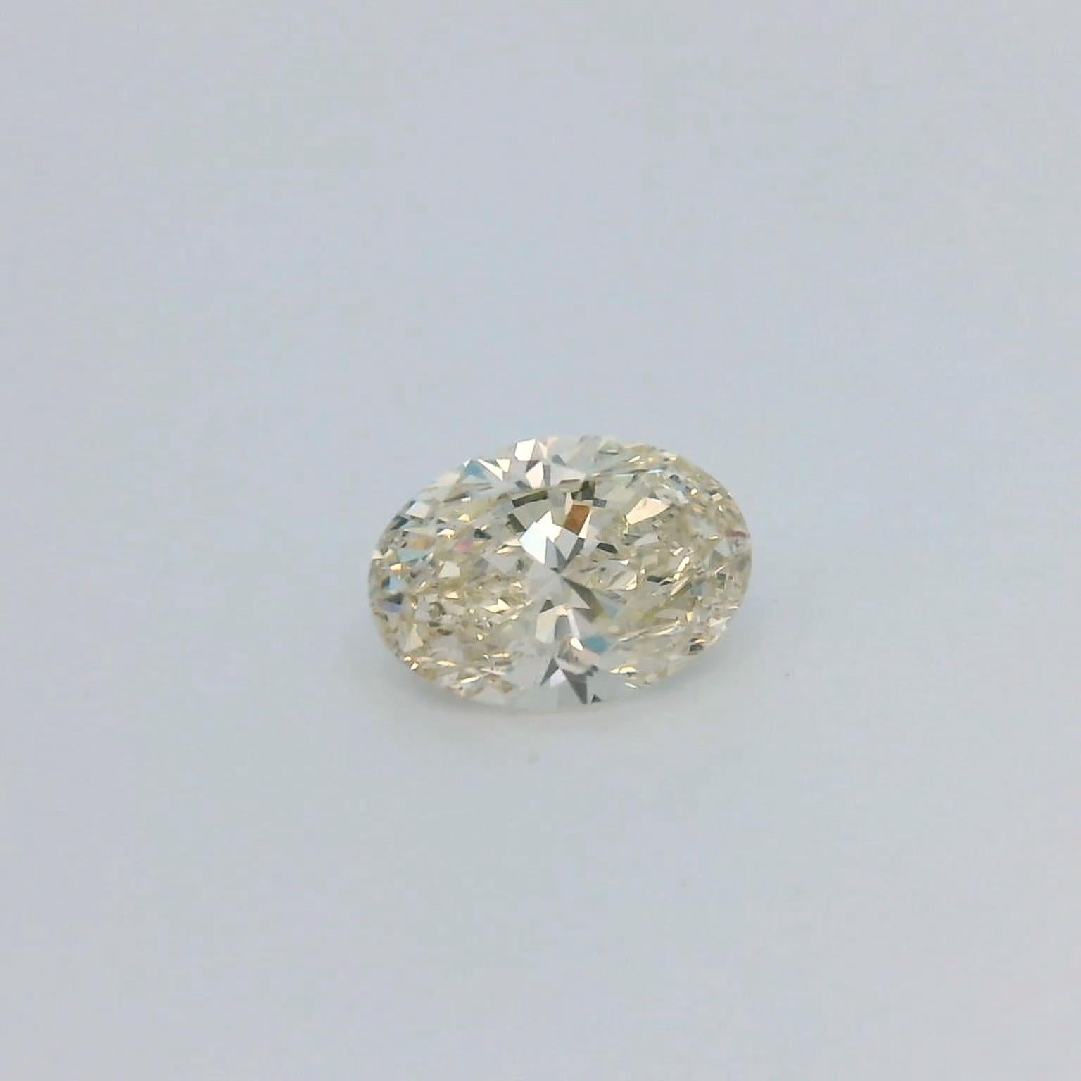 Oval 1.5 Carat Certified Loose Diamond - L SI1, GIA Certified In New Condition For Sale In Tustin, CA