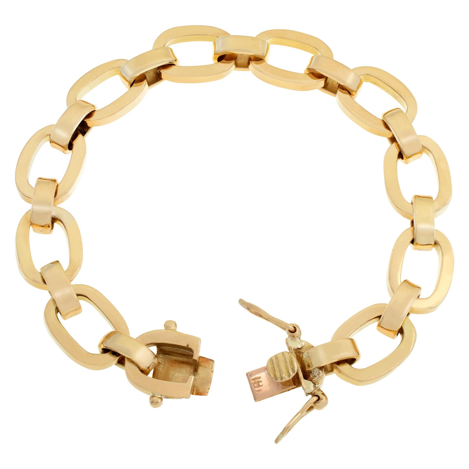 An 18 Carat Gold Louis Vuitton Charm Bracelet For Sale at 1stDibs