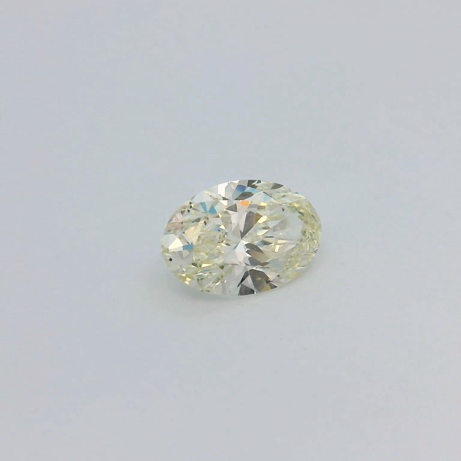 Oval Cut Oval 2.02 Carat Certified Loose Diamond - M SI2, GIA Certified For Sale