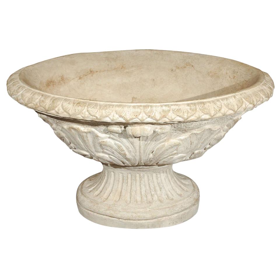 Oval Acanthus Urn For Sale
