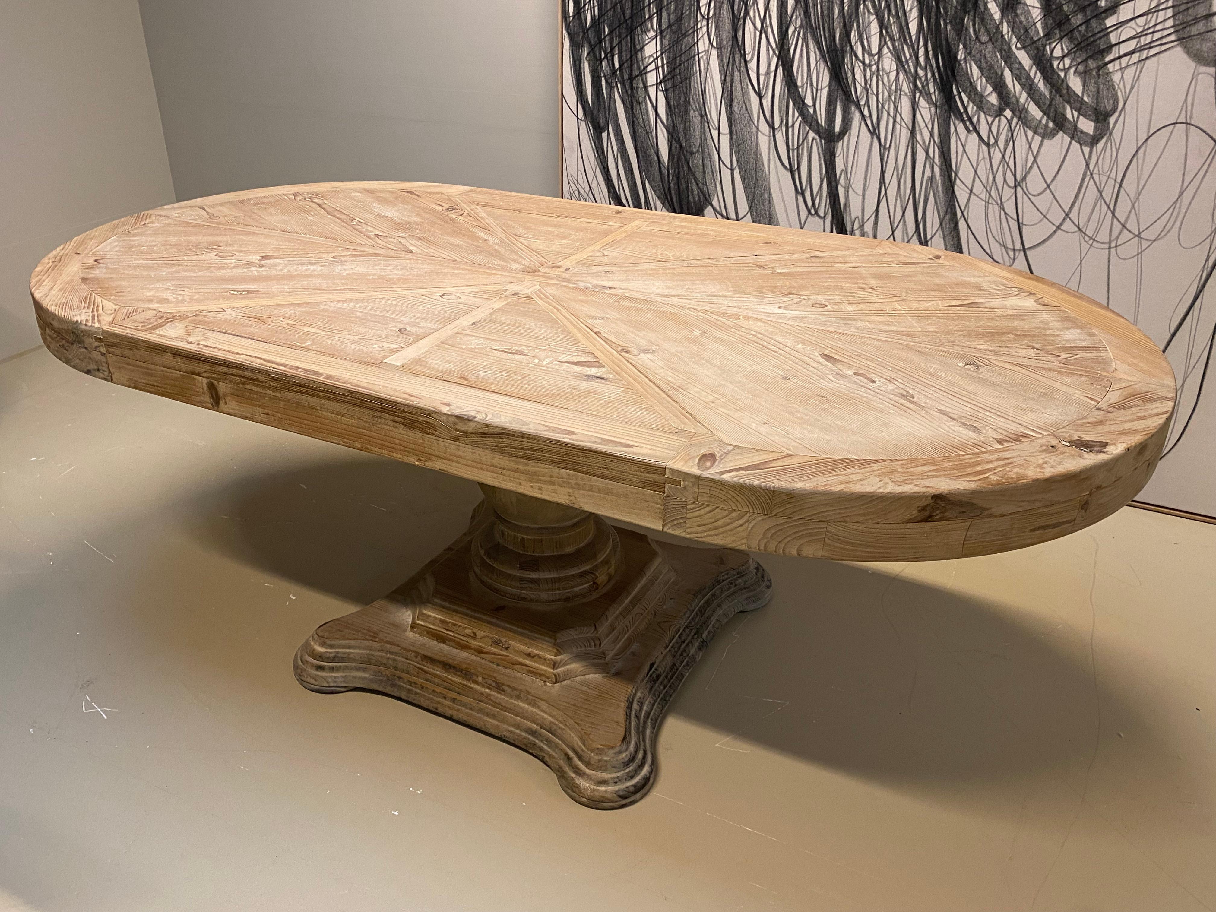 antique oval dining table