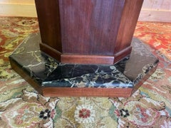 Oval Art Deco Dining Table in Walnut Veneer, 20th Century