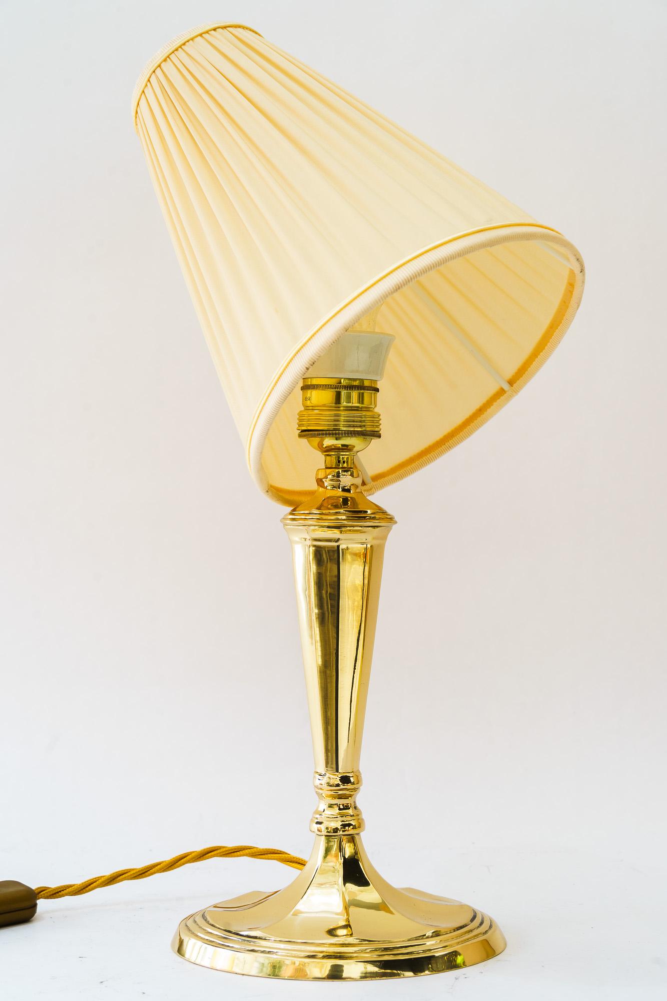 Early 20th Century Oval Art Deco table lamp vienna around 1920s For Sale