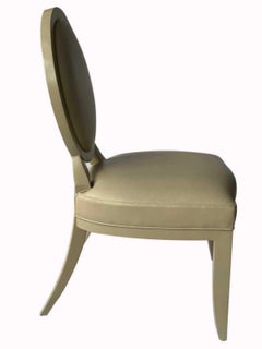 Oval back dining side chair by Barbara Barry for Baker Furniture