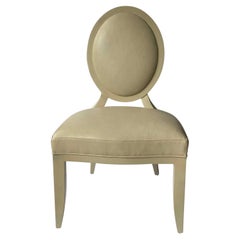 Oval back dining side chair by Barbara Barry for Baker Furniture