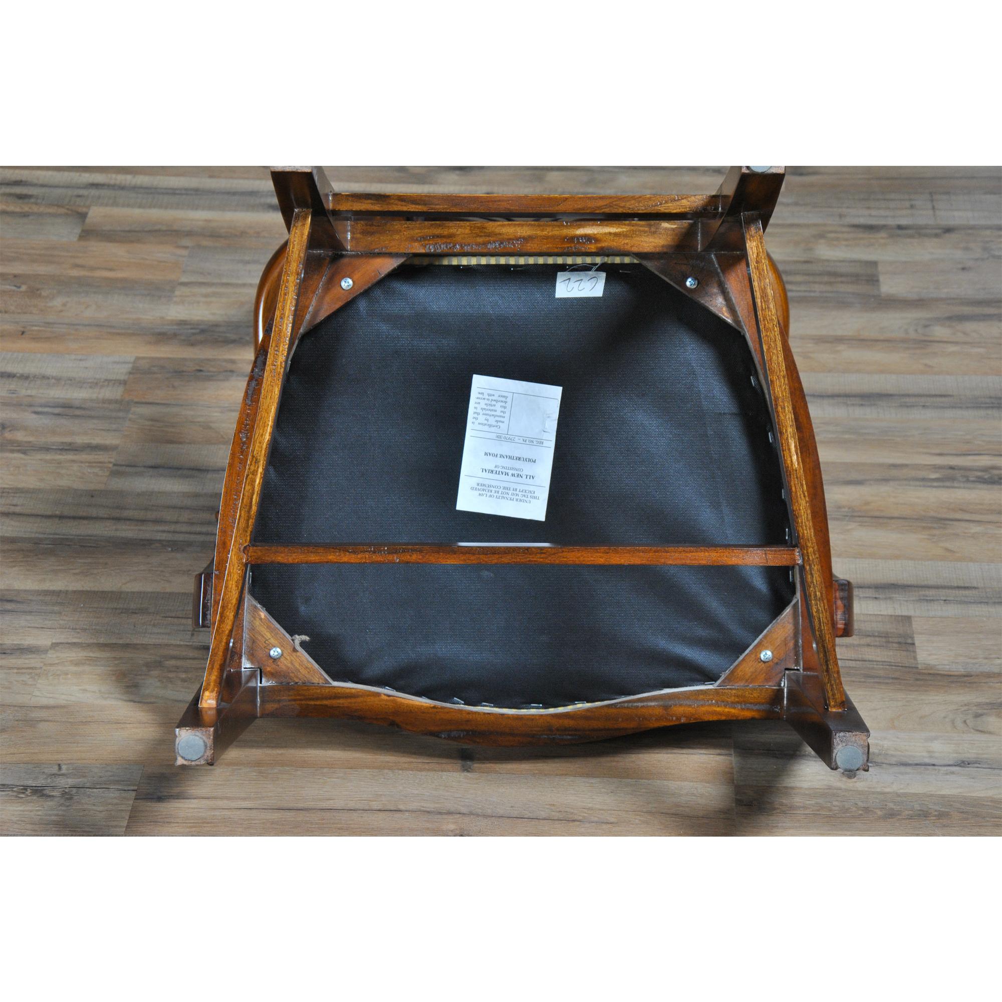 Oval Back Inlaid Chairs, Set of 10 For Sale 2