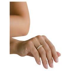 Oval Band Brilliant White 14K White Gold Refined Light Collector-Grade