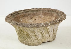 Oval Basket Weave Planter