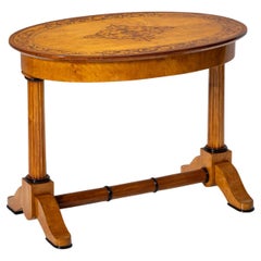 Mesa central oval Biedermeier, hacia 1840