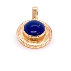 Oval Blue Lapis Pendant