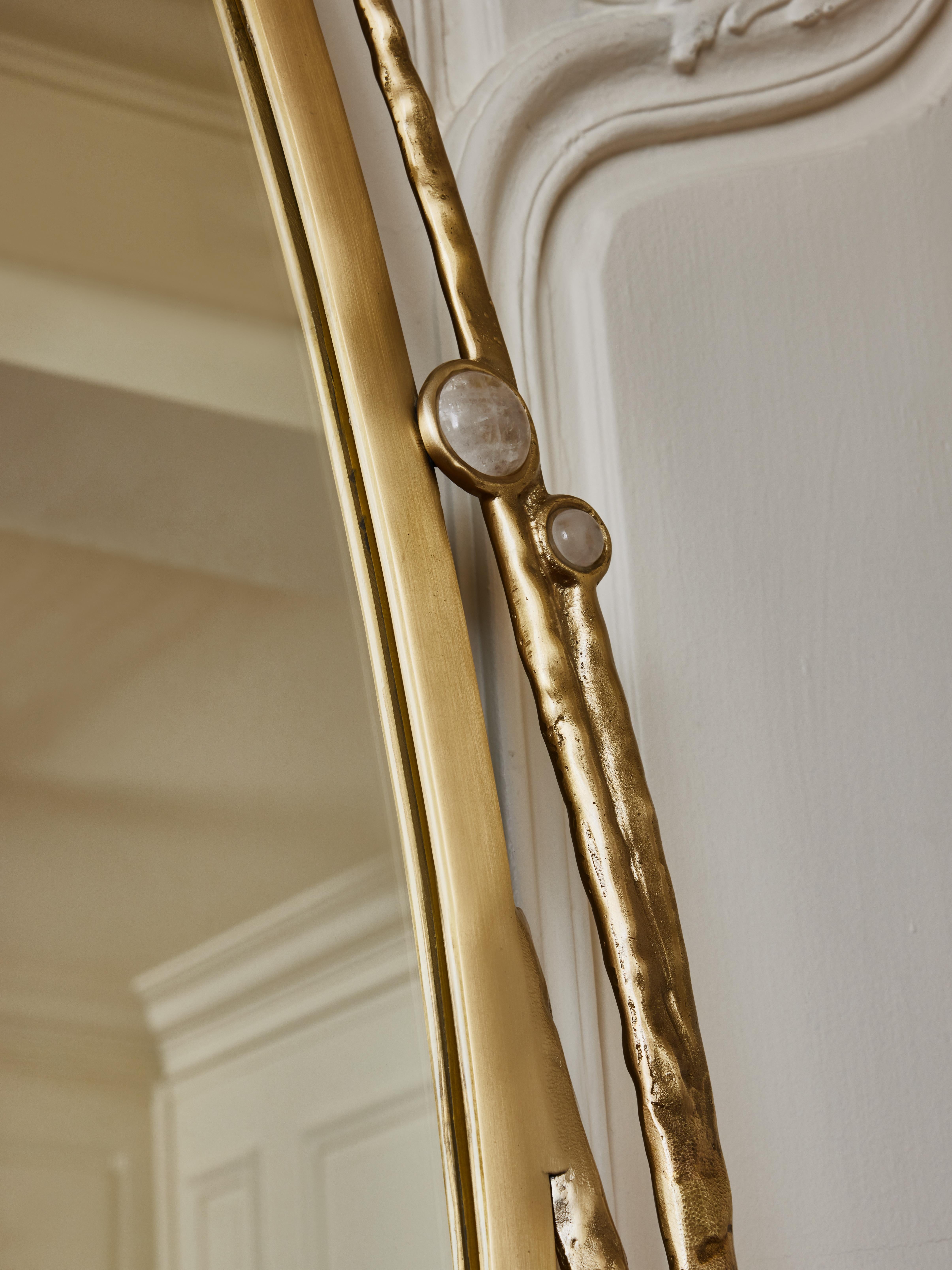 Moderne Miroir ovale de Studio Glustin en vente