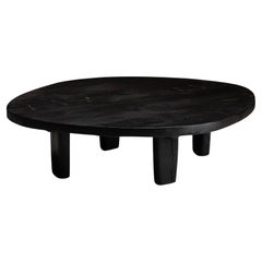 Oval Burnt Coffee Table, Made in Wales