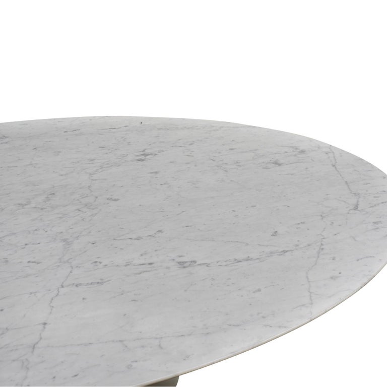 Oval Carrara Marble Dining Table by Eero Saarinen for ...