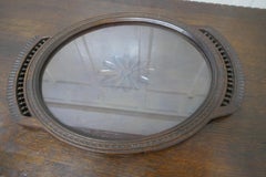 Oval Carved Oak Breton Country Tray