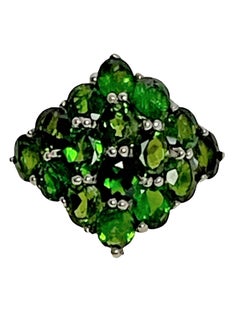 Oval Chrome Diopside Sterling