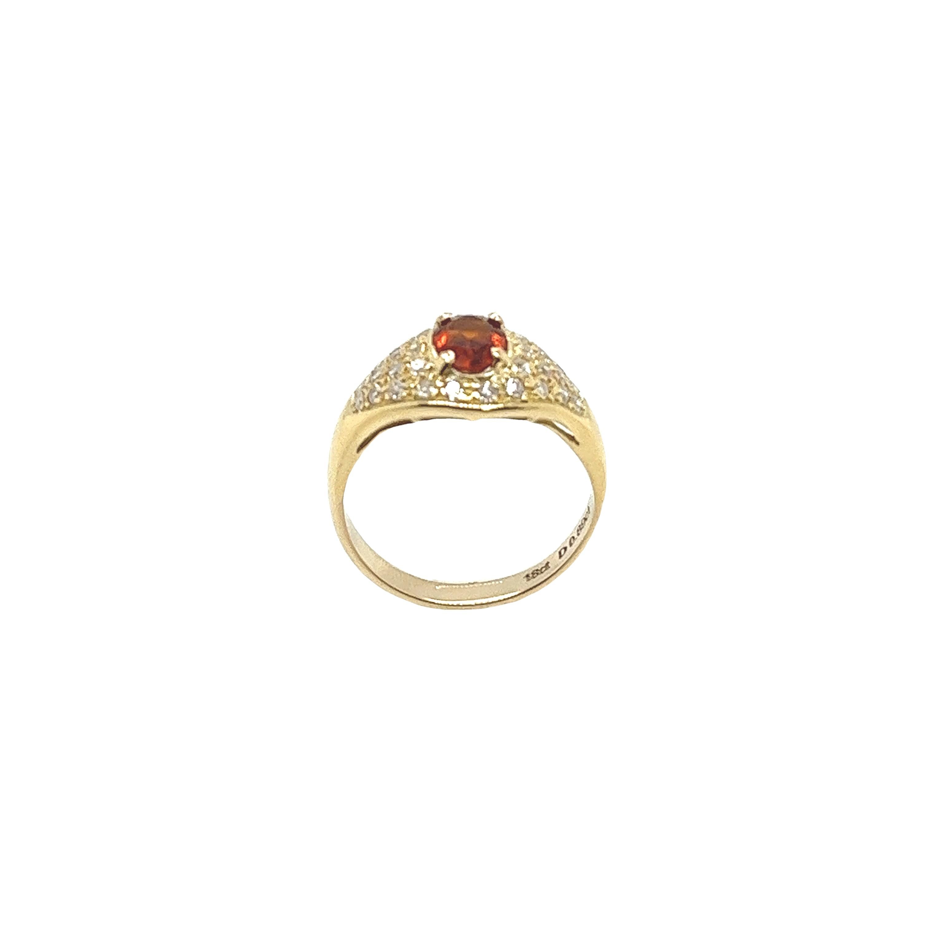 This gorgeous oval citrine ring set in 18ct yellow gold setting with 0.35 natural round brilliant cut diamonds. This is a unique and eye-catching ring.
Total Diamond Weight: 0.35ct
Diamond Colour: H
Diamond Clarity: VS1
Total Weight: 4.8g
Ring Size: