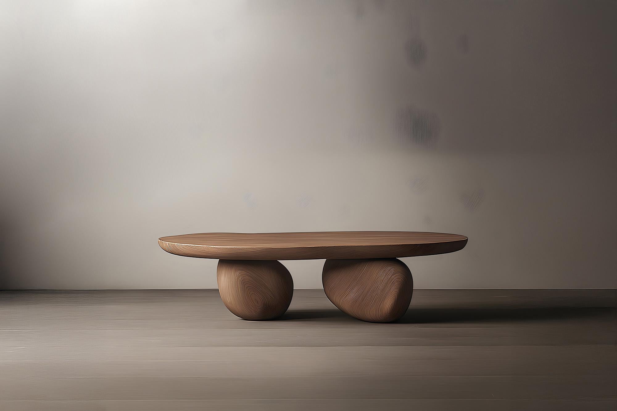 Brutalisme Table à cocktail ovale Serie 24 - Sereno by Joel Escalona with Organic Design en vente