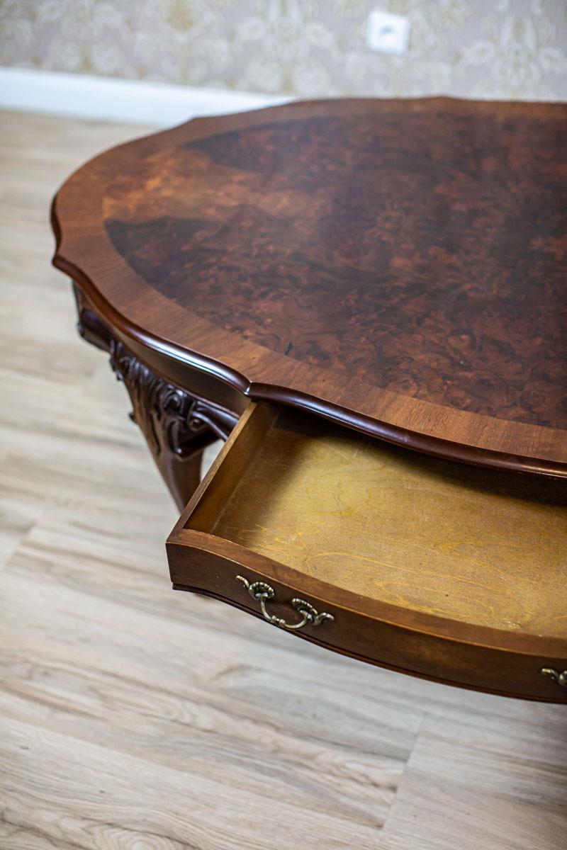 Oval Coffee Table in the Louis Philippe Type, Circa 1980s-1990s 1