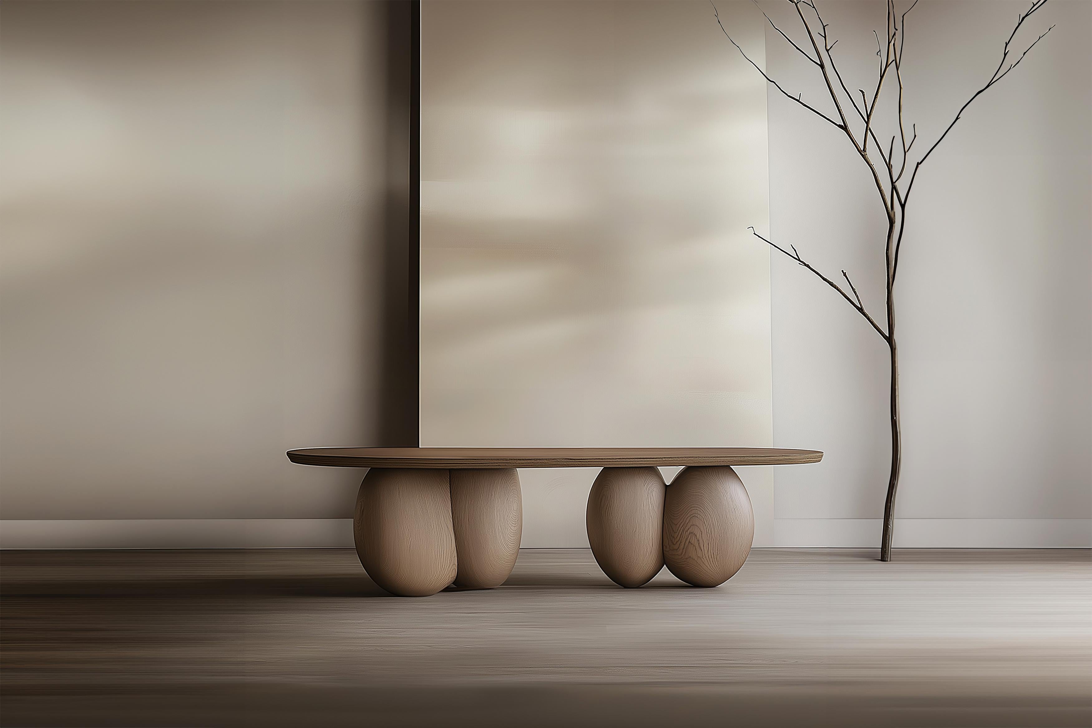 Brutalisme Table basse ovale Serie 62 - Sereno by Joel Escalona en vente