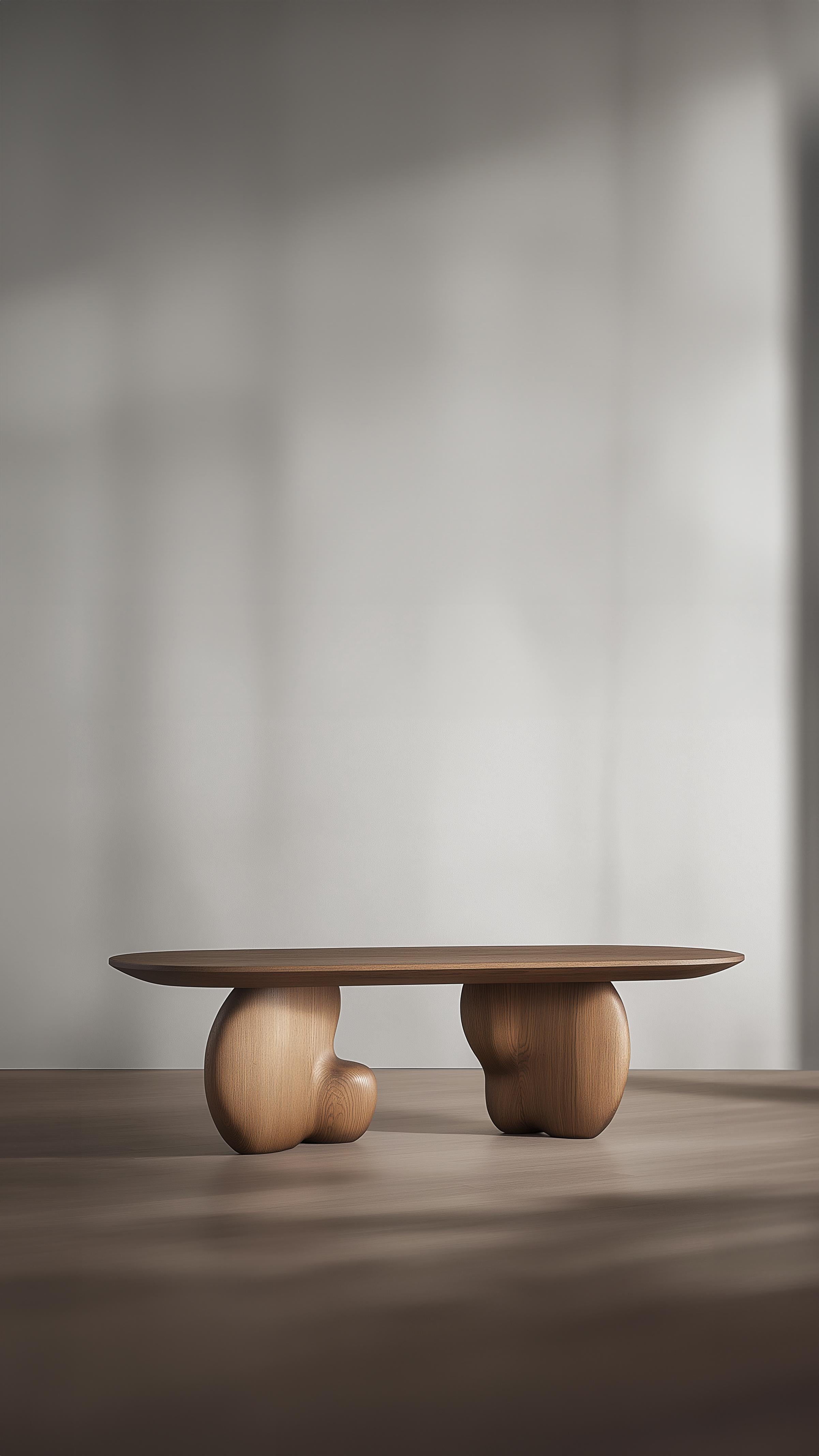 Mexicain Table basse ovale Serie 70 - Sereno by Joel Escalona with Minimalist Design en vente