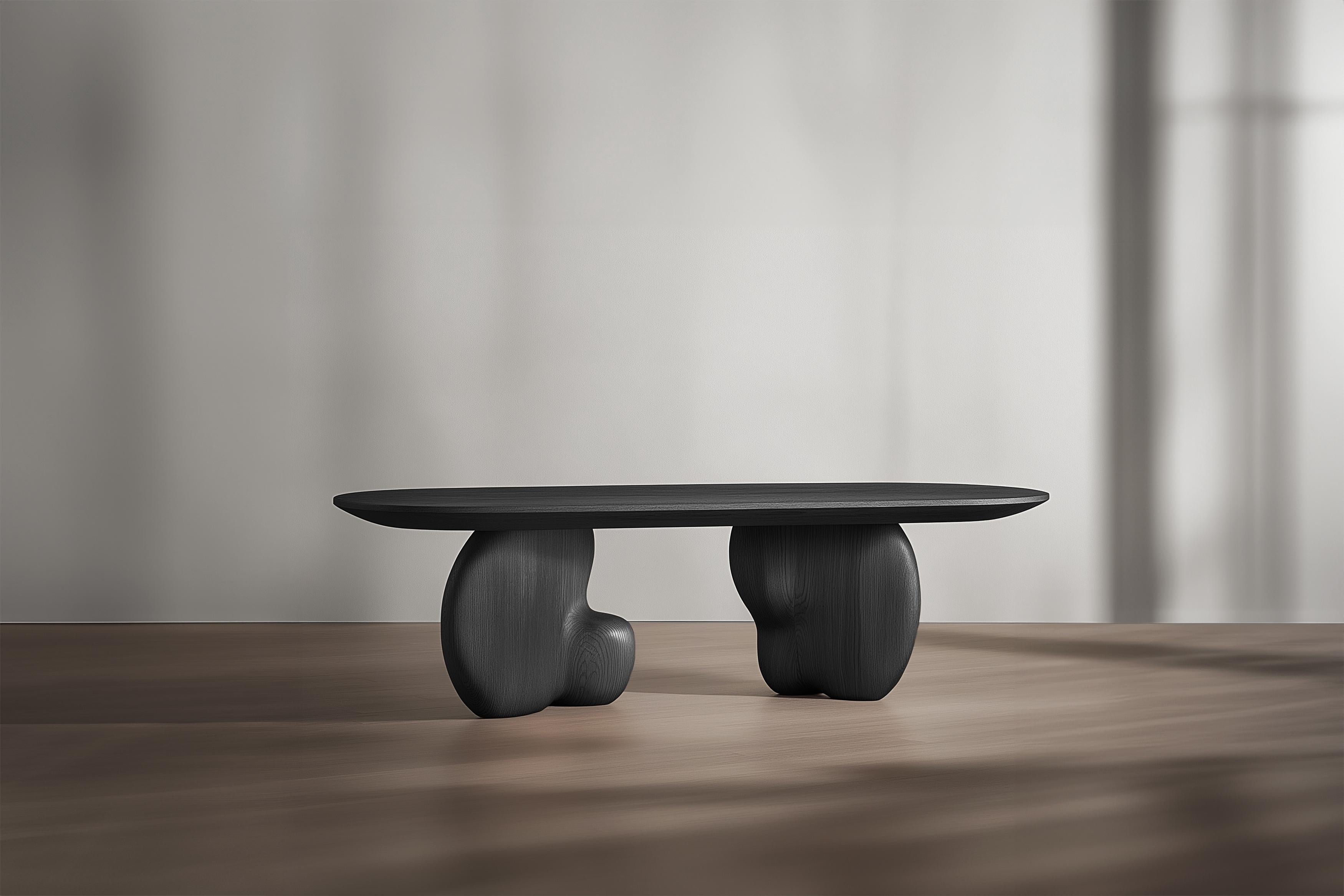 XXIe siècle et contemporain Table basse ovale Serie 70 - Sereno by Joel Escalona with Minimalist Design en vente