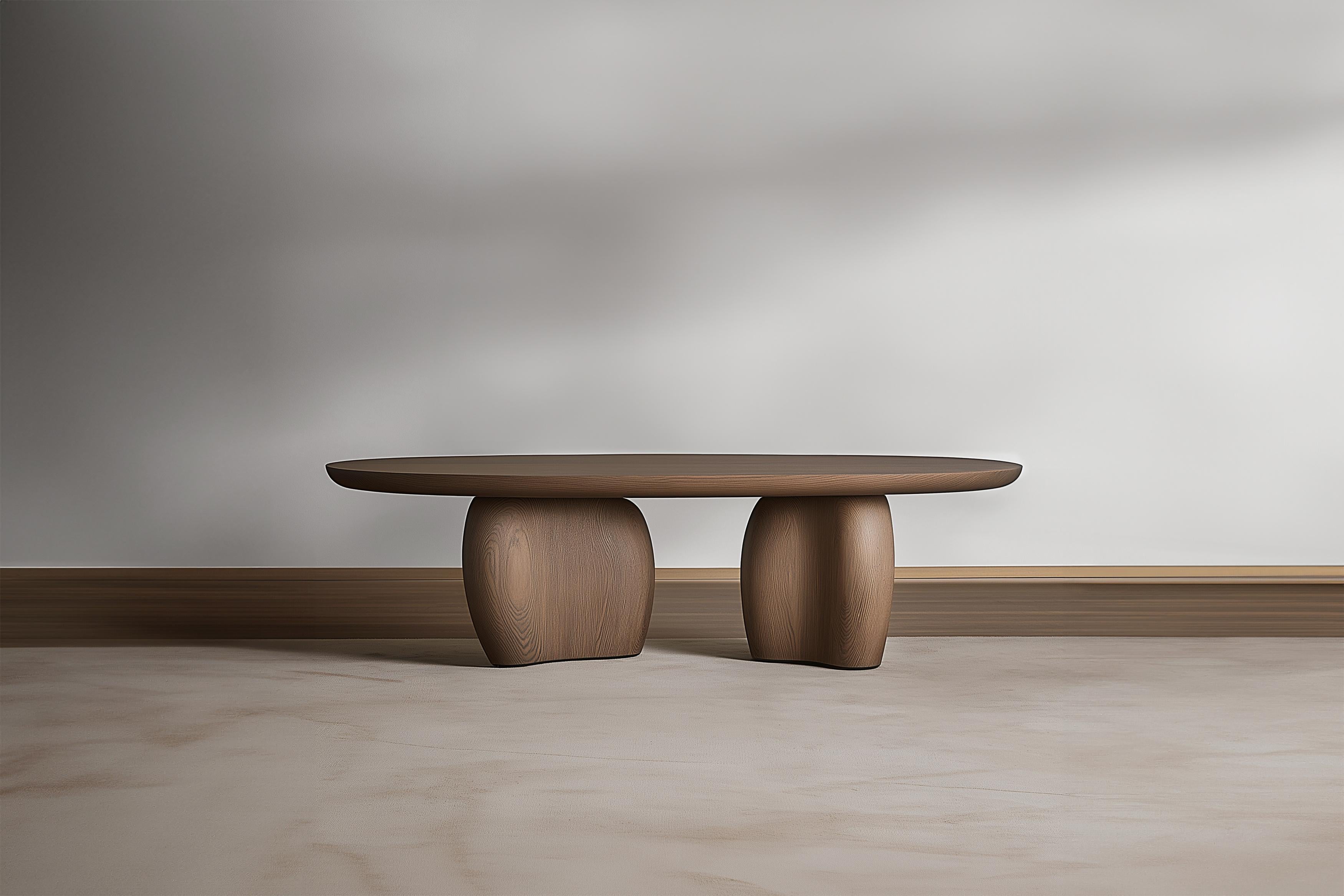Brutalisme Table basse ovale Serie 76 - Sereno by Joel Escalona aux formes organiques en vente