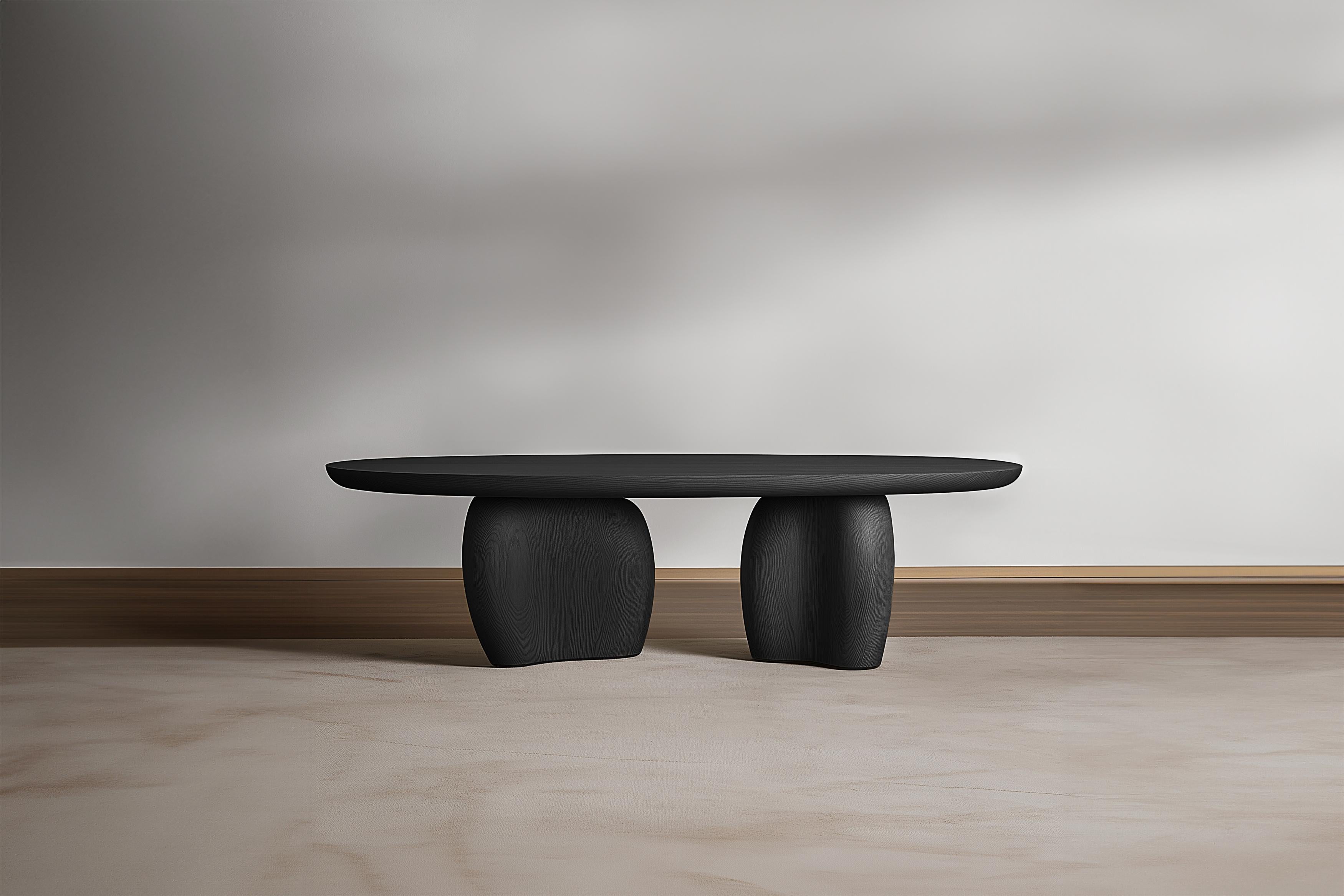 XXIe siècle et contemporain Table basse ovale Serie 76 - Sereno by Joel Escalona aux formes organiques en vente