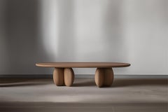 Oval Coffee Table Serie 94 – Sereno by Joel Escalona in Solid Wood Design