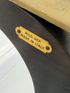 Oval Coffee Table with marble top, 1950s