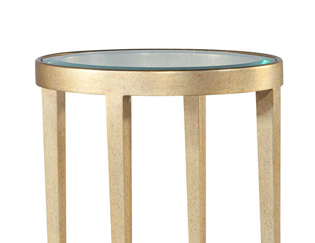 XXIe siècle et contemporain Table à boire contemporaine ovale en or en vente